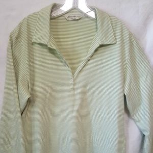 Eddie Bauer quarter sleeve polo